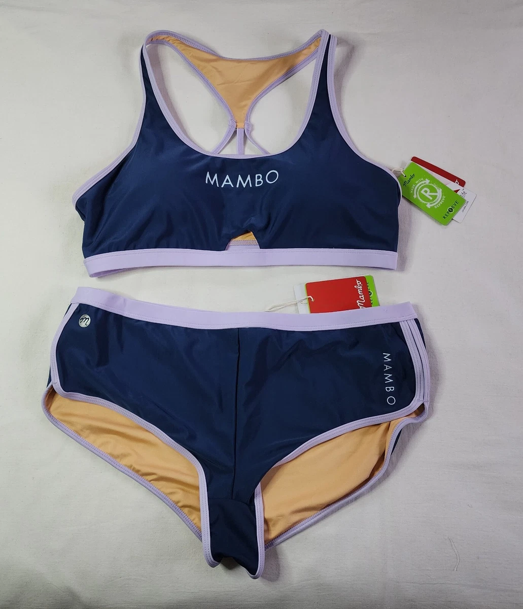 Navy blue deals 2 piece swimsuit