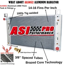 3 Rows Aluminum Radiator Fits 2007-2013 Chevy Silverado 2500 Suburban 1500 Tahoe