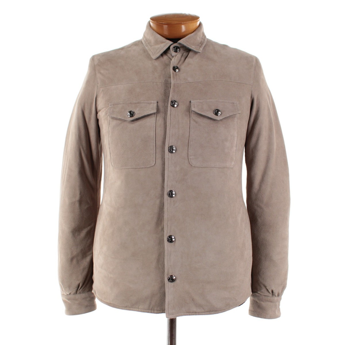 real suede over sized shirt ブラウン Katie Goat Suede Shirt - Sleek, Sophisticated, Showstopper