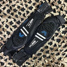 NEW HK Army Crash CTX Elbow Pads - Black/Blue - Large