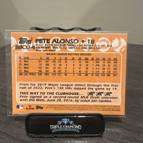 Pete Alonso 2023 Topps rifrattore cromato aggiornamento 35° anniversario - Foto 2 di 2