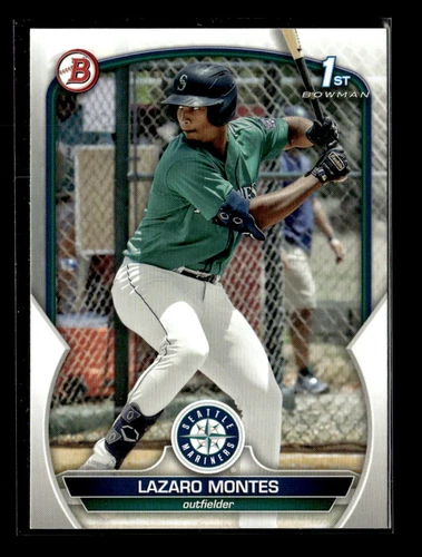 2023 Bowman Prospect Paper Lázaro Montes Mariners 1st #BP-58 5 Card Lot