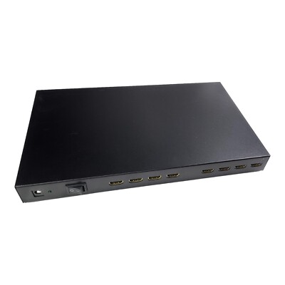 Digital Signage Player 1080p 8 port HDMI Auto Loop SD Card USB HD Splitter Adsq 