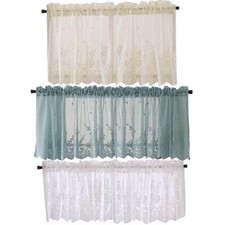 Eyelet Ring Tops Blackout Short Curtains Cafe Bedroom &Kitchen Window Curtain UK