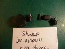 Sharp DV-A1000U DVD Player Replacement Parts Plastic Control Knobs