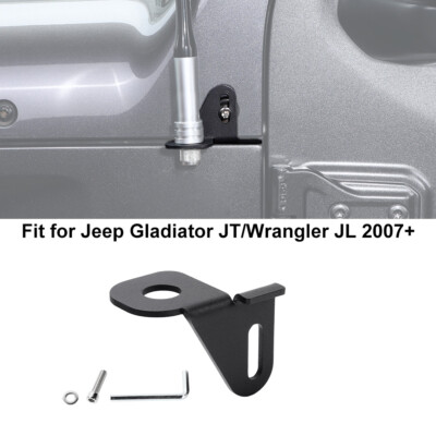 Front Driver Antenna Mount Bracket Base For Jeep Wrangler JL JK TJ /Gladiator JT