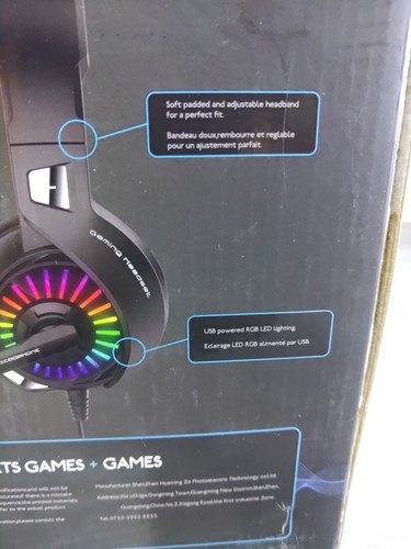 Ziumier E-Sports + Games gaming headset headphones RGB Z20 - Picture 8 of 11