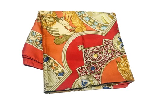 HERMES Paris “Le Triomphe du Paladin” Julie Abadie 100% Silk Scarf - 第 1/9 張圖片
