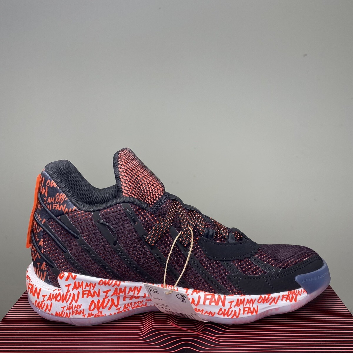Adidas Dame 7 I Am My Own Fan Black/Red G55194 Everything Is Game