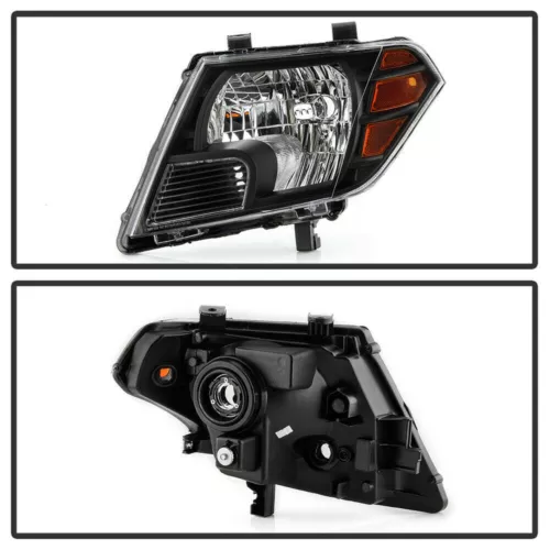 Fits 2009-2021 Nissan Frontier Black Headlights +Smoke Red Tail Lamps 4Pcs 09-21 - Picture 2 of 12
