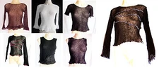 Light BLACK JUMPER VEST KNITWEAR, fits UK 8 to 14 stretchy boho summer holiday