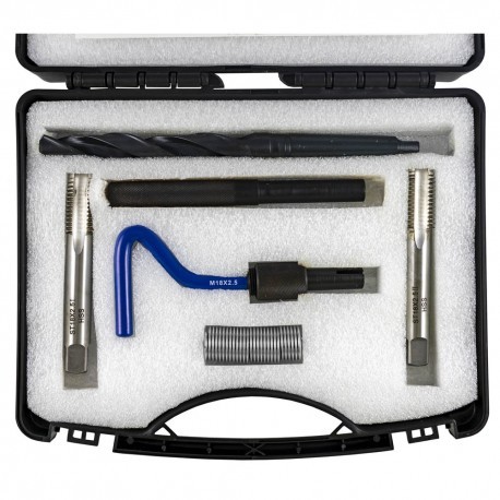 Kit de réparation de filetage M18x2,5 en acier inox pour renforcer les taraudages
