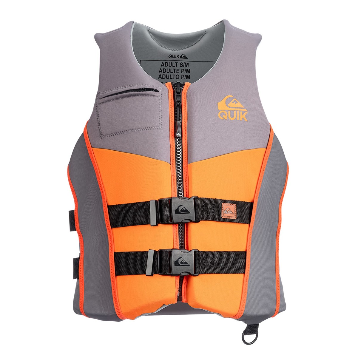 QUIKSILVER Adult Men Life Jacket Watersport Vest Kayak Ski Level