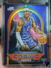 2023-24 Topps Cosmic Chrome Cosmic Heroes Shai Gilgeous Alexander CH-6 SCARCE