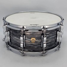 Ostrica nera vintage Ludwig Classic Maple 14x6,5 usata - molto buona