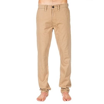 Rip Curl Men's Trousers Twister Pants, Brown, 28