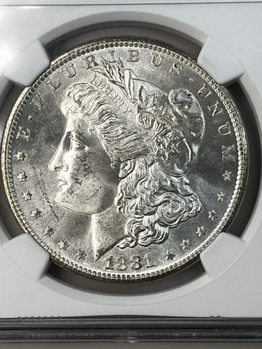 MS64 PLUS! - 1881 S Morgan Silver Dollar MS64+