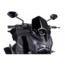 PUIG SCREEN NAKED N.G. SPORT FIT ON KAWASAKI Z800 13-16 BLACK