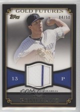 2012 Topps Gold Futures Relics 4/50 Drew Pomeranz #GFR-DP 2t4