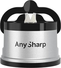 AnySharp World's Best Knife Sharpener, PowerGrip Suction, Original and Genuine