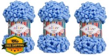 Alize Puffy Fine Yarn Baby Blanket 3 Skeins 3...