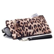 Double Glasses Case Soft Eyeglass Case For Women Men Squeeze Top Sunglasses C...