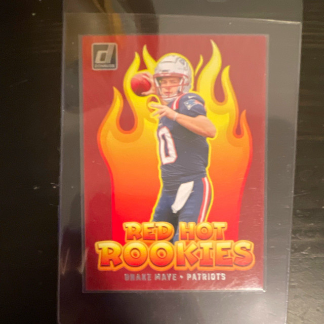 Panini 2024 Donruss Red Rookies Drake Maye RC #RHR-DME Patriots