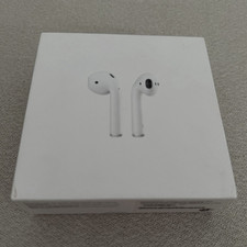 Apple AirPods White Wireless Bluetooth In-Ear Earbuds w/ Built-In Mic
