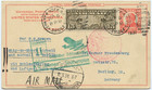 Katapult 1931 USA Ganzsache ZuF Dampfer Bremen Berlin Catapult H 70 a / 2174
