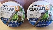 2 PetAction Small Dogs Collar 6-Month Kills Fleas Ticks Adjustable H2O Resist