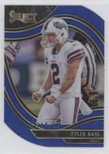 2020 Panini Select Field Level Blue Prizm Die-Cut Tyler Bass #389 2qw