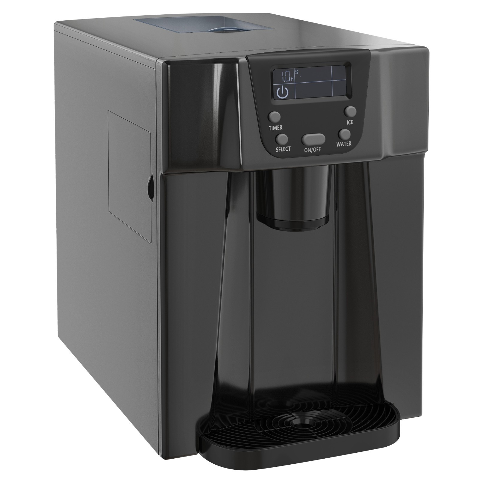 Moderne Eismaschine Maschine und Wasserspender 9 Eiswürfel HOMCOM
