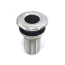 316 Stainless Steel Thru-Hull Fitting with Nut Custom Gasket Boat Plumbing
