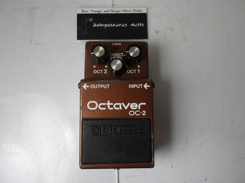 Vintage Boss OC-2 Octaver Octave Effects Pedal Made in Japan MIJ Free USA Ship