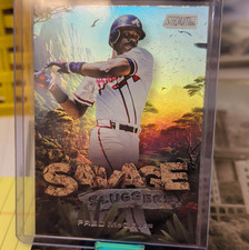 Topps 2025 Stadium Club Savage Sluggers Fred McGriff SS-4 Atlanta Braves Card