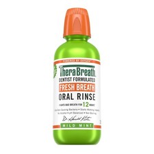 Fresh Breath Mouthwash, Mild Mint, Alcohol-Free Mouthwash for Adults, 16 fl oz