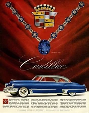 1949 Cadillac Print Ad  | POSTER 24" X 18" | Sweet!
