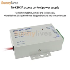 12V 3A Door Access Control Power Supply Controller Power Box For Intercom System