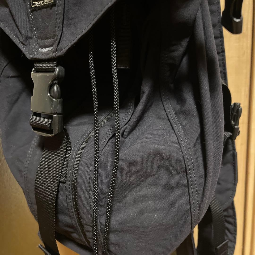 Porter String Rucksack Backpack Black Lightweight… - image 3