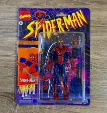 Marvel Legends Spider-Man  2020  - Hasbro 6    Posable Cel-Shaded Retro Cardback