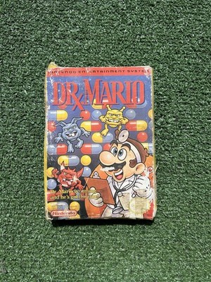 Dr. Mario Nintendo NES 1990 w/ Original Box and Poster No Manual Not tested