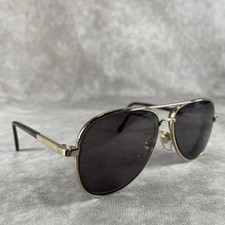 Hudson Sunglasses FRAMES ONLY Z-87 Gold Brown Classic Aviator Style 57-15-145