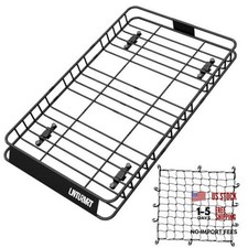 64 x 39 Inch Universal 300LB Heavy Duty Roof Rack Cargo with 64"roof with net