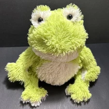 Warmies Green Frog Plush Weighted Comfort Lavender Scent Fluffy Soft 