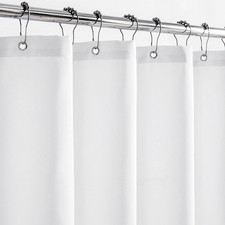 Felisa Waterproof Fabric Shower Curtain Liner with 3 Large Magnets,72 X 70 Inche