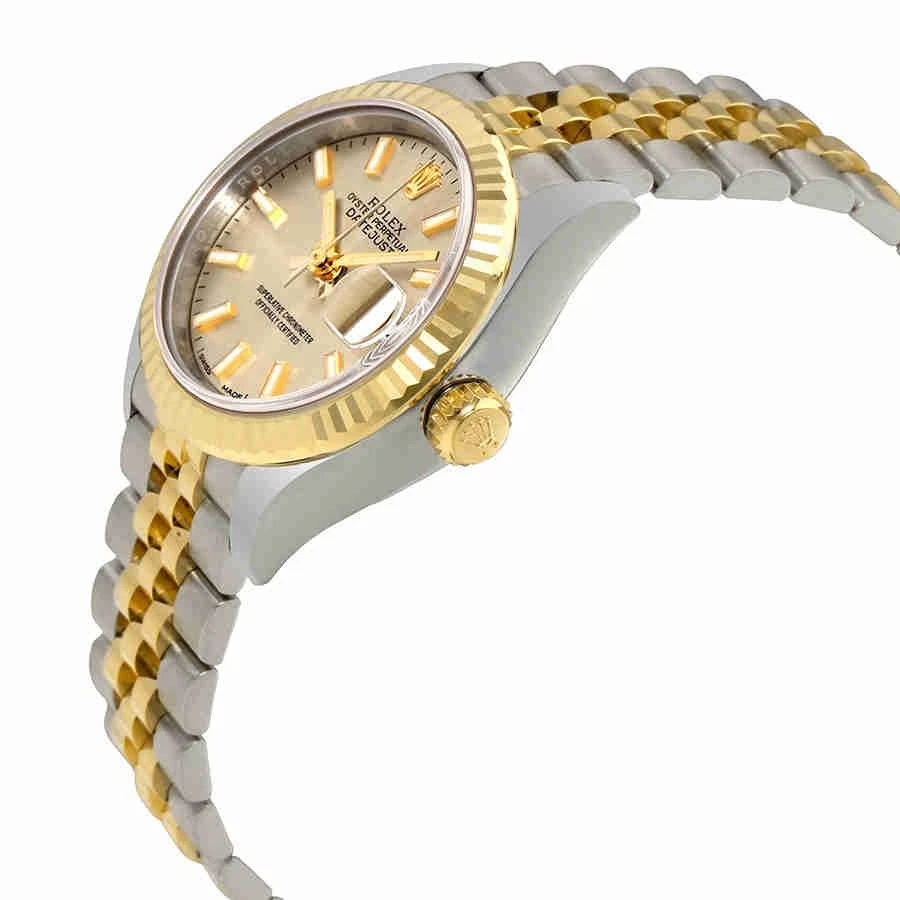 Rolex Lady Datejust Champagne Dial Steel and 18K Yellow Gold Automatic Watch - Image 2 of 3