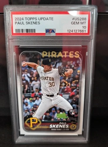 2024 Topps Update Series - Rookie Debut Paul Skenes #US288 (RC) PSA 10