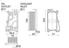 Radiateur Chrysler 300C