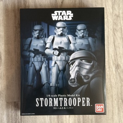 BANDAI Star Wars Stormtrooper 1/6 Scale Plastic Model Japan NIOB