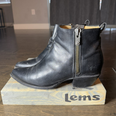 Ankle Boots Frye Boots Size 10 Frye Sacha Moto Shortie Zipper